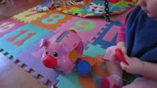 Fisher Price Laugh amp Learn™ Learning Piggy Bank™ Review [upl. by Watkins]