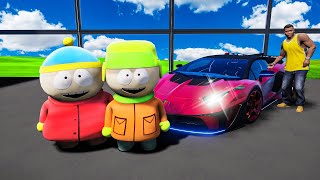 Stealing Cars from South Park in GTA 5 [upl. by Mitran753]