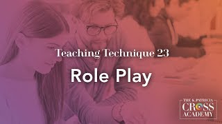 Teaching Technique 23 Role Play [upl. by Wetzel]